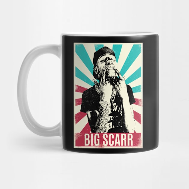 Vintage Retro Big Scarr by Bengkel Band